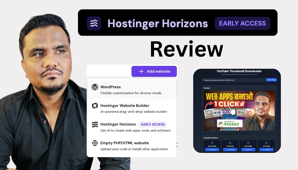 Hostinger Horizons Review - No Code SaaS Development