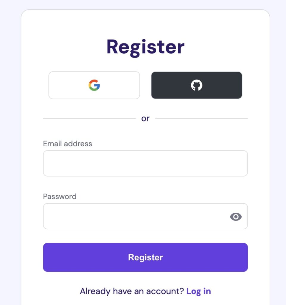 Sign Up or Log In