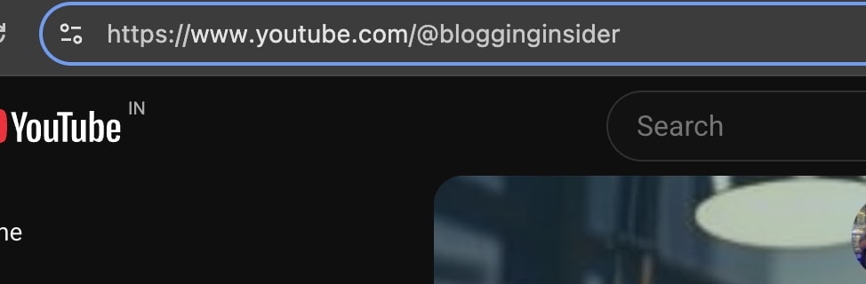Copy Channel URL