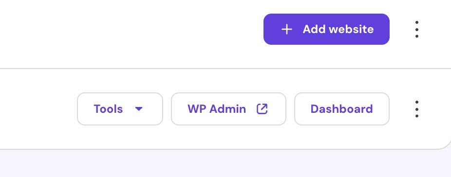 wordpress dashboard